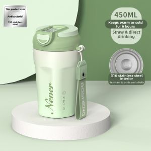 YOULUNMEI | Thermal Cup With Straw