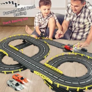 Electric Remote Control Track Car for 8-10 Year Old Boys Large Dual Racing Track