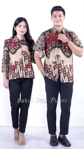 Batik Dua Putri - Atasan Batik Wanita Modern-couple Sku Paradise