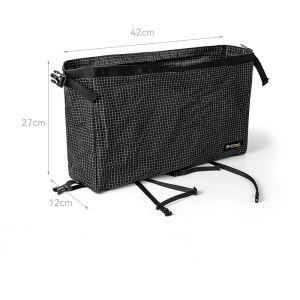 HIKEMAN 12L Siêu Nhẹ Chống Thấm Nước Cuộn Túi Bảo Quản Túi Trên Dành Cho Đi Bộ Đường Dài Ngoài Trời Cắm Trại Ba Lô Túi Mở Rộng