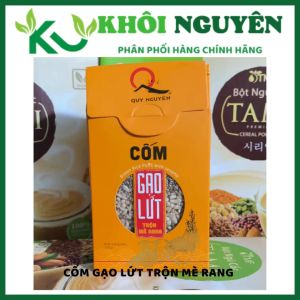 Cốm gạo lứt trộn mè Quy Nguyên hộp 120g