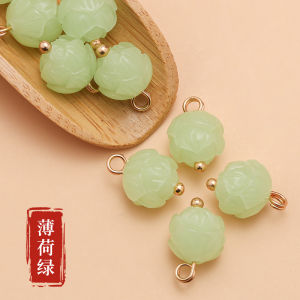 Nút Ngọc Trai Phong Cách Cổ Điển Nút Đá Thô Mô Phỏng Nút Phụ Kiện Thiết Kế Trang Phục Truyền Thống Trang Phục Hanfu Quần Áo Cờ