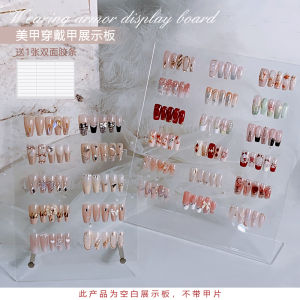 จัดระเบียบเล็บสติกเกอร์ใสแบบใส แผ่นแสดงผลิตภัณฑ์ จัดระเบียบ กระดาษชุบเงิน กระดาษชุบเงิน หนังสือ อุปกรณ์เครื่องสำอาง