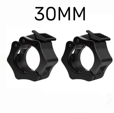 1/2Pcs 25/28/30mm Quick Release Barbell Clamps Spin Lock Barbell Collars Weight Bar Clips for Weightlifting Ad Strength Training