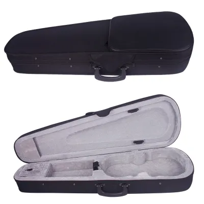 HaoCheng Hardened Lightweight Triangle Violin Case 4/4 3/4 1/2 1/8 Violin Box Guitar Piano Accessories Musical Instrument Case
