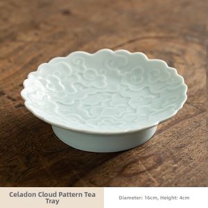 Ceramic Vintage Chinese Teaser Plate Snack Dessert Tray