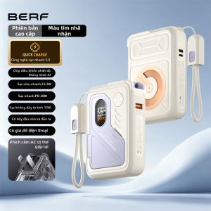 Berf | Pin Sạc Dự Phòng Từ Tính Đa Năng 20000mAh