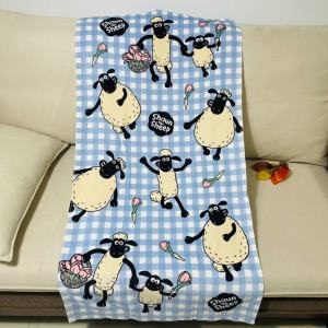 Khăn Tắm Vải Cotton Mềm Thấm Hút Hình Con Cừu Hoạt Hình Phong Cách Hàn Quốc Khăn Tắm Bãi Biển Khăn Mặt Khăn Tắm