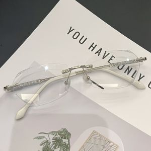 Fashionable and Trendy Design Frameless Glasses Ultra Light and Fashionable Outdoor Anti Blue Light Glasses