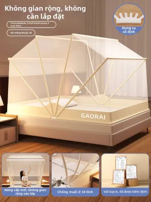 YANXI | Lều Giường Dễ Lắp Ráp Có Màn Chống Muỗi