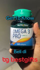 NUTRIMAX OMEGA 3 PRO WITH NATURAL VITAMIN E OTAK JANTUNG KOLESTEROL DAYA TAHAN TUBUH TULANG 30 KAPSUL