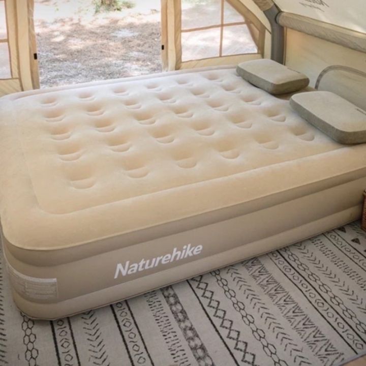 🔥พร้อมส่ง🔥ที่นอนเป่าลม Naturehike 5 ฟุต มีปั๊มลมในตัว(มีแบตในตัว) หนา ...