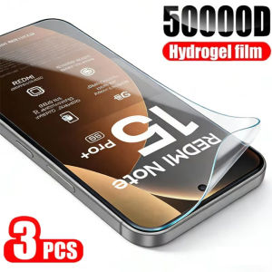 3Pcs Soft Hydrogel Film For Xiaomi Redmi 15C 13C 14C 11S 9S 10T Note 14 13 12 11 10 Pro Max 15 Pro Plus Screen Protector HD Film