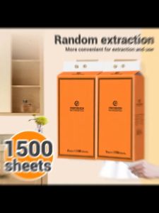 1500sheets Towel Paper Facial Tissues Hanging tissue Ultra-Soft 4-Ply Premium Facial Tissues Facial Tissue Paper