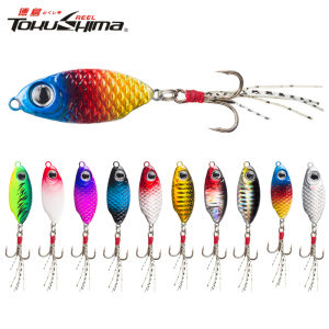 1Pcs 7/10/15/20g Jigging Bait 10 Colors 3D Eyes Casting Bait Metal Sinking Jig Bionic Hard Lures with Treble Hook