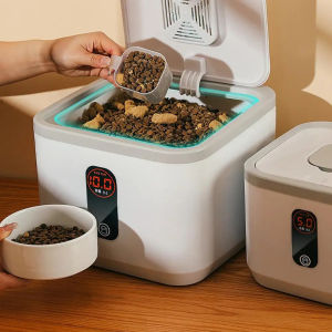 Large Capacity Pet Food Containers Bins Airtight Storage Container Multi-Purpose Large Capacity for Pet Dry Food Freeze-dried