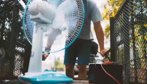 พัดลม12V พัดลมDC16นิ้ว พัดลมใช้แบตเตอรี่ พัดลมโซล่าเซลล์ พัดลมแรงดันไฟฟ้ากระแสตรง