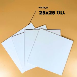 แผ่นพลาสวูด ขนาด 25x 25 ซม. ใช้งานได้ทั้งภายใน / ภายนอก Plaswood sheet