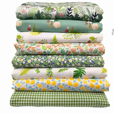 8PCS 20x 25cm Squares Cotton Craft Fabric Cloths for DIY Bundle Patchwork Quilting Sewing Scrapbooking Artcraft