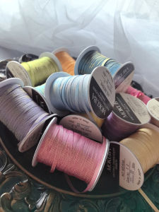 Handmade DIY Hair Clip Pet Clip Fine Shiny Ribbon Butterfly Knot MOKUBA Wooden Horse Small Hair Clip Home Fabric Sewing