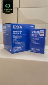 หมึกริบบอน Epson ERC-38 สีดำ หมึกเครื่องพิมพ์ใบเสร็จ TM-U220 ของแท้ 100%