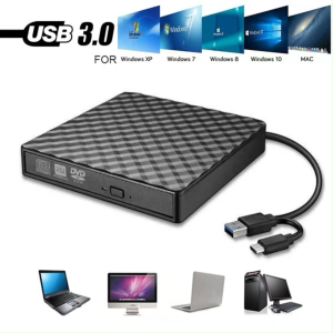 USB 3.0 External CD/DVD ROM Player Optical Drive DVD RW Burner Reader Writer Recorder