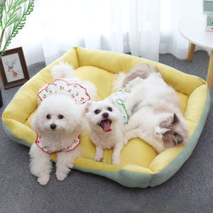 Four-Season Universal Pet Nest Dog Bed Warm Sleeping Quilt Cat Mat Comfortable Dog House Cat Shelter Pet Accessories