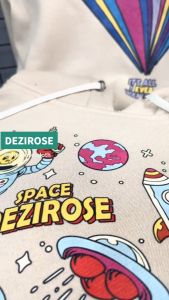 Dezirose Sweater Hoodie Jumper Space Pria Wanita Distro Bahan Fleece Tebal Premium Size M-XXL