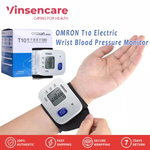 Vinsencare 1set OMRON T10 Wrist Blood Pressure Monitor Portable Digital Blood Pressure Monitor(PS: Chinese Version)