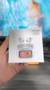 Tai nghe bluetooth A9 Pro ANC chống ồn màn hình LCD cảm ứng Chống ồn chủ động micro đàm thoại rõ nét  bass cực hay