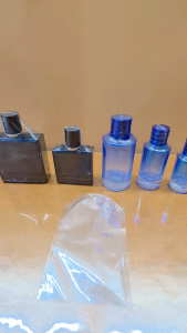 200pcs Thick Bluish Shrink Wrap Film for Packaging Container/Shrinkable Plastic Seal for Bottle