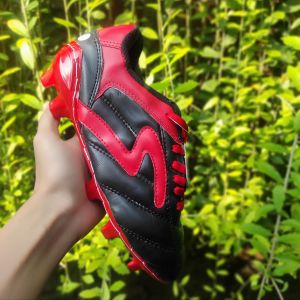 ZDM Sepatu Bola Model Kombinasi Outsole Jahit Bahan Kulit SPC