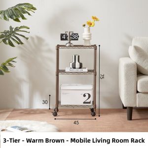 mzg | Freely Assembleable Carbon Steel Snack Storage Shelving Unit