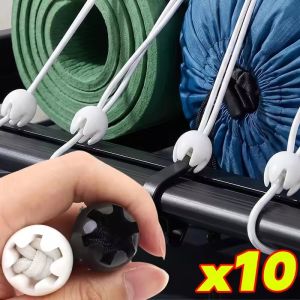 Heavy Duty Bungee Ball Cords Elastic Tarp Strap for Tent Canopy Shelter Latex Core Tie Down Accessories for Outdoor Camping Gear