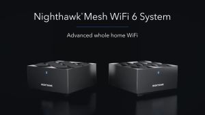 NETGEAR Nighthawk Whole Home Mesh WiFi 6 System MK62 - AX1800 Router with 1 Satellite Extender