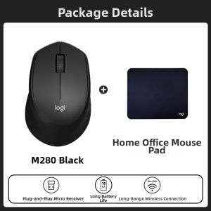 Logitech | Silent Comfortable Ergonomic Office Portable Mouse