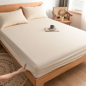 NAIYOUCHENG | 100 Cotton Washed Fitted Sheet for Mattress
