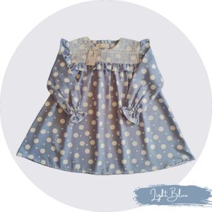 SHAQILA DRESS ANAK-Atasan anak perempuan- dress Anak perempuan motif PULKADOT - atasan anak terbaru 2024