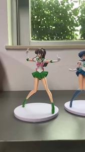 Bandai | Bộ Mô Hình Nhân Vật Anime Sailor Moon - Bộ Sưu Tập Tượng Nhân Vật Hành Động 23cm Bao Gồm Meiou Setsuna Kaiou Michiru Haruka Tomoe Hotaru - Mô Hình PVC Dành Cho Người Hâm Mộ