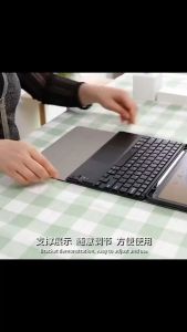 Flip Kulit Keyboard Bluetooth & Trackpad Kesing Untuk Samsung Tab A8 10.5 X200/X205