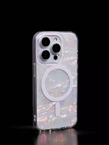 [✅SG Ready Stock] Magnetic Case for iPhone 16 15 14 13 Pro/Pro Max/Plus Cute Glossy Shockproof TPU PC Hard Case 磁吸手机壳