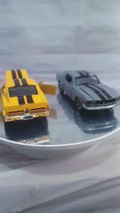 Diecast Miniatur Mainan Mobil Mobilan Ford Mustang Klasik Bahan Besi Metal Door Open 3 Skala 1/32