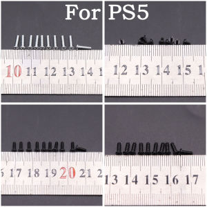 10/20pcs Black/Silver Handle Shell Replacement Screws For PlayStation 5 PS5 Controller Repair Parts