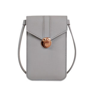 Defasilk | Fashionable Crossbody Phone Case with Touch Screen Function PU Small Accessories Bag