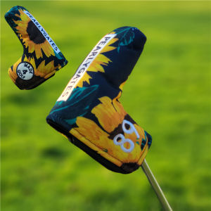Pg Smiley Face Golf Club Sleeve Rod Head Cover Straight Big Head Putter Sleeve Iron Stem Casing Ball Head Protection Sleeve
