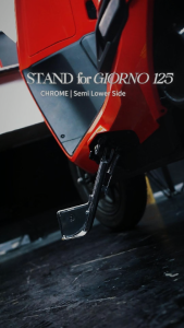 LEGITMOTO GIORNO 125 SIDE STAND SEMI-LOWERED WITH SPRING LG-12066 / NON-SLIP SIDESTAND FOR HONDA GIORNO125 MOTORCYCLE