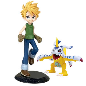 Bandai | Figura de aventura de Anime Digimon Yagami Taichishida Yamato Yagami Hikari Takaishi TakeruAction modelo decoraciones de PVC jug