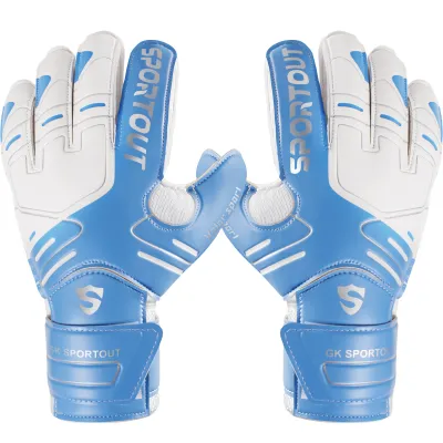 Găng Tay Thủ Môn Sportout Dành Cho Thanh Thiếu Niên & Người Lớn Độ Bám Cao Bằng Latex 4+3MM Bảo Vệ Ngón Tay Tốt Nhất Dùng Được Cho Cả Nam Và Nữ.
