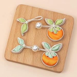 Handmade Chinese Style Decorative Buttons for Cheongsam Retro Tang Suit Hanfu Pattern Fabric Accessories