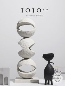 Modern Minimalist Living Room TV Cabinet Floor Standing Homestay Decoration Soft Decoration JOJOS L. PD.Tuqun Chinese Style Sandstone